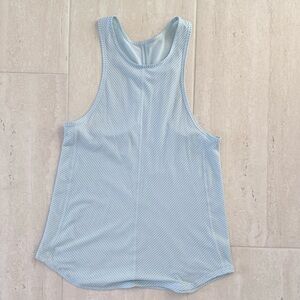 Lululemon Racerback Workout Tank Top Light Blue Women’s Size 2